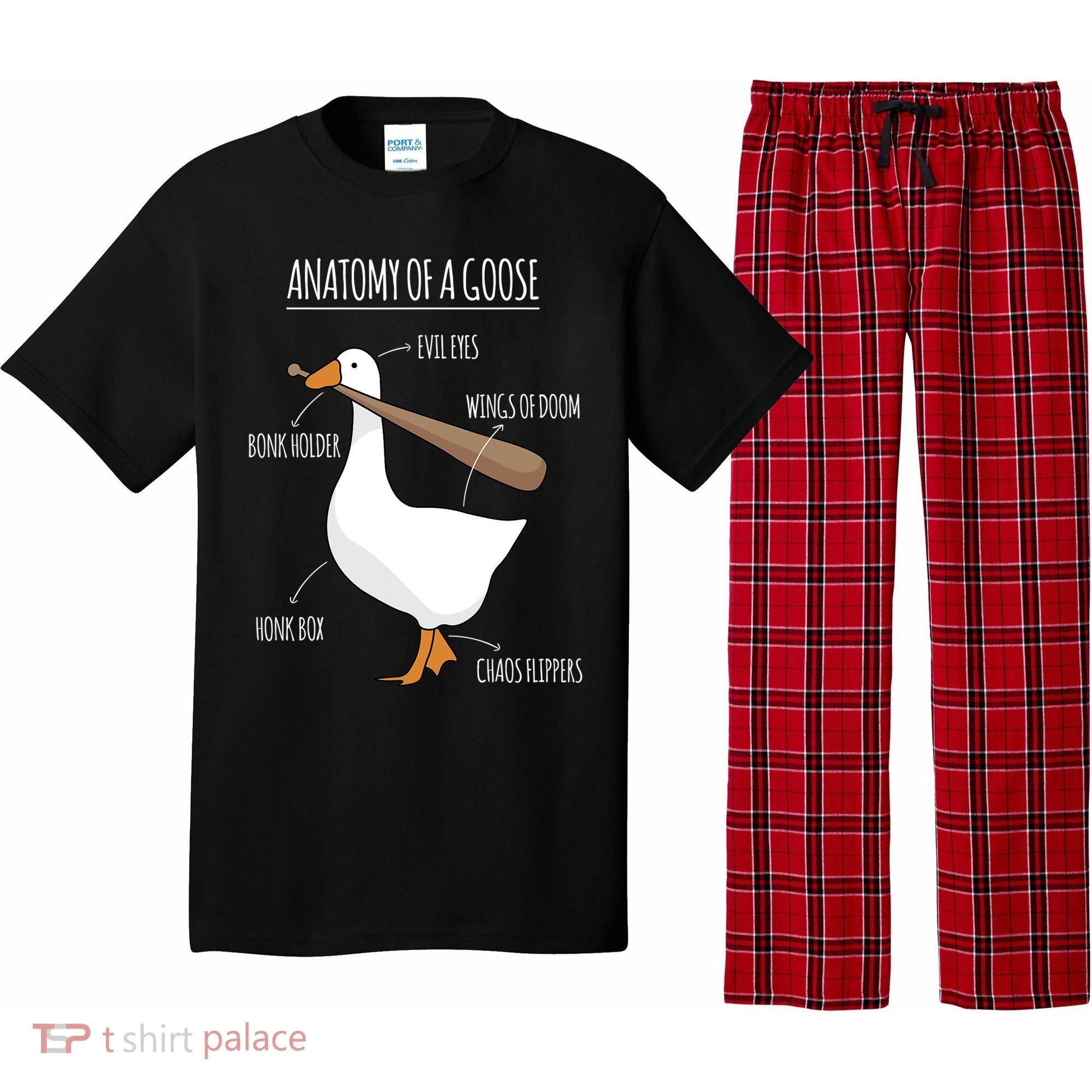Anatomy Of A Goose Meme Pajama Set