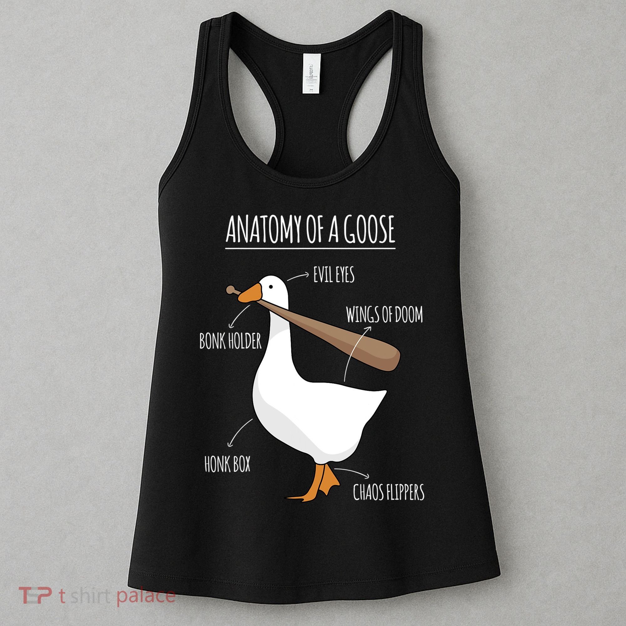 Anatomy Of A Goose Meme Women's Tank Top