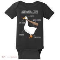 Anatomy Of A Goose Meme Baby Bodysuit thumb 0