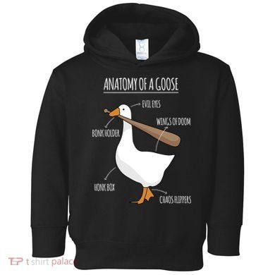 Anatomy Of A Goose Meme Toddler Hoodie