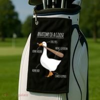 Anatomy Of A Goose Meme Golf Towel thumb 2
