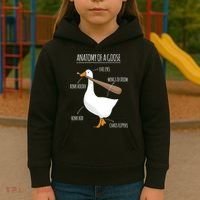 Anatomy Of A Goose Meme Kids Hoodie thumb 3