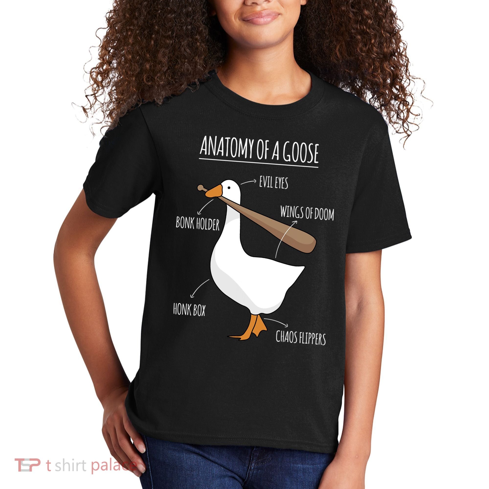 Anatomy Of A Goose Meme Kids T-Shirt