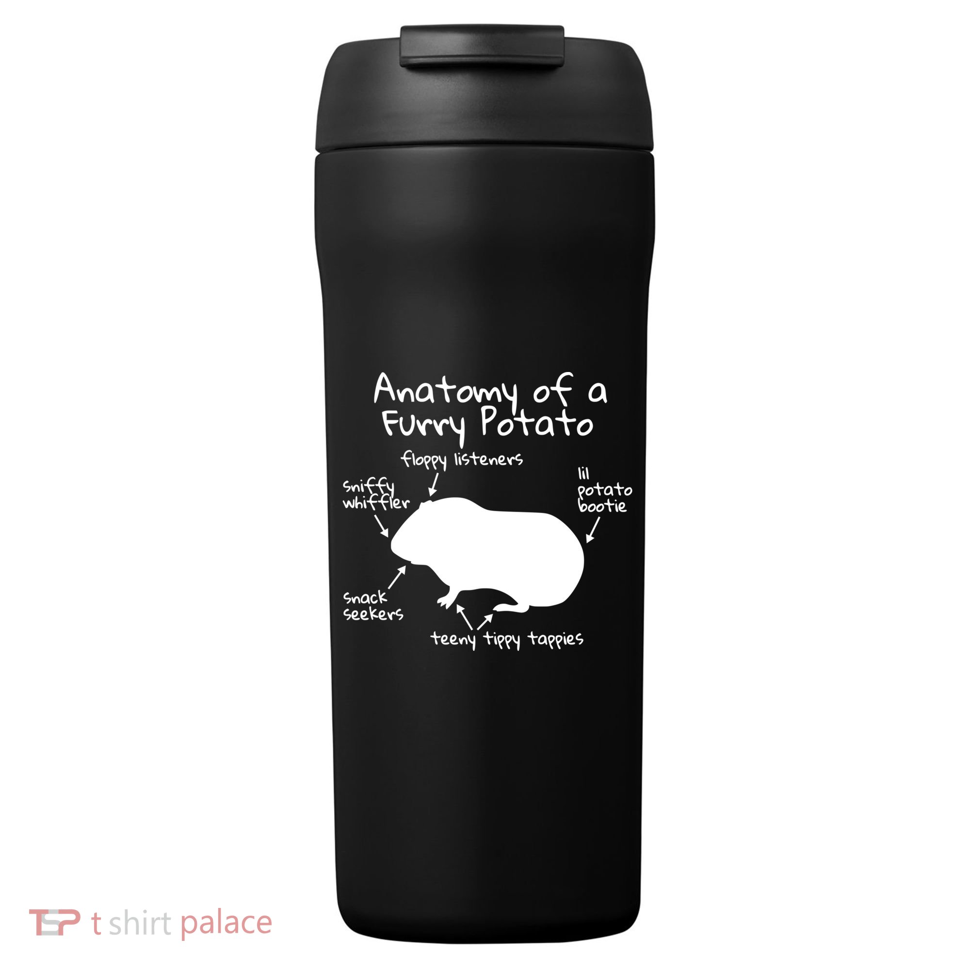 Anatomy Of A Furry Potato Funny Guinea Pig Gift Meaningful Gift 24oz Duet Stainless Steel Tumbler