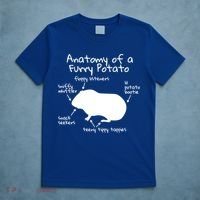 Anatomy Of A Furry Potato Funny Guinea Pig Gift Meaningful Gift T-Shirt thumb 5