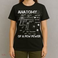 Anatomy Of A Pew Pewer Ammo And Gun Meme Lovers T-Shirt thumb 4