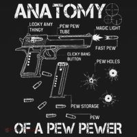 Anatomy Of A Pew Pewer Ammo And Gun Meme Lovers Women's Hoodie thumb 2