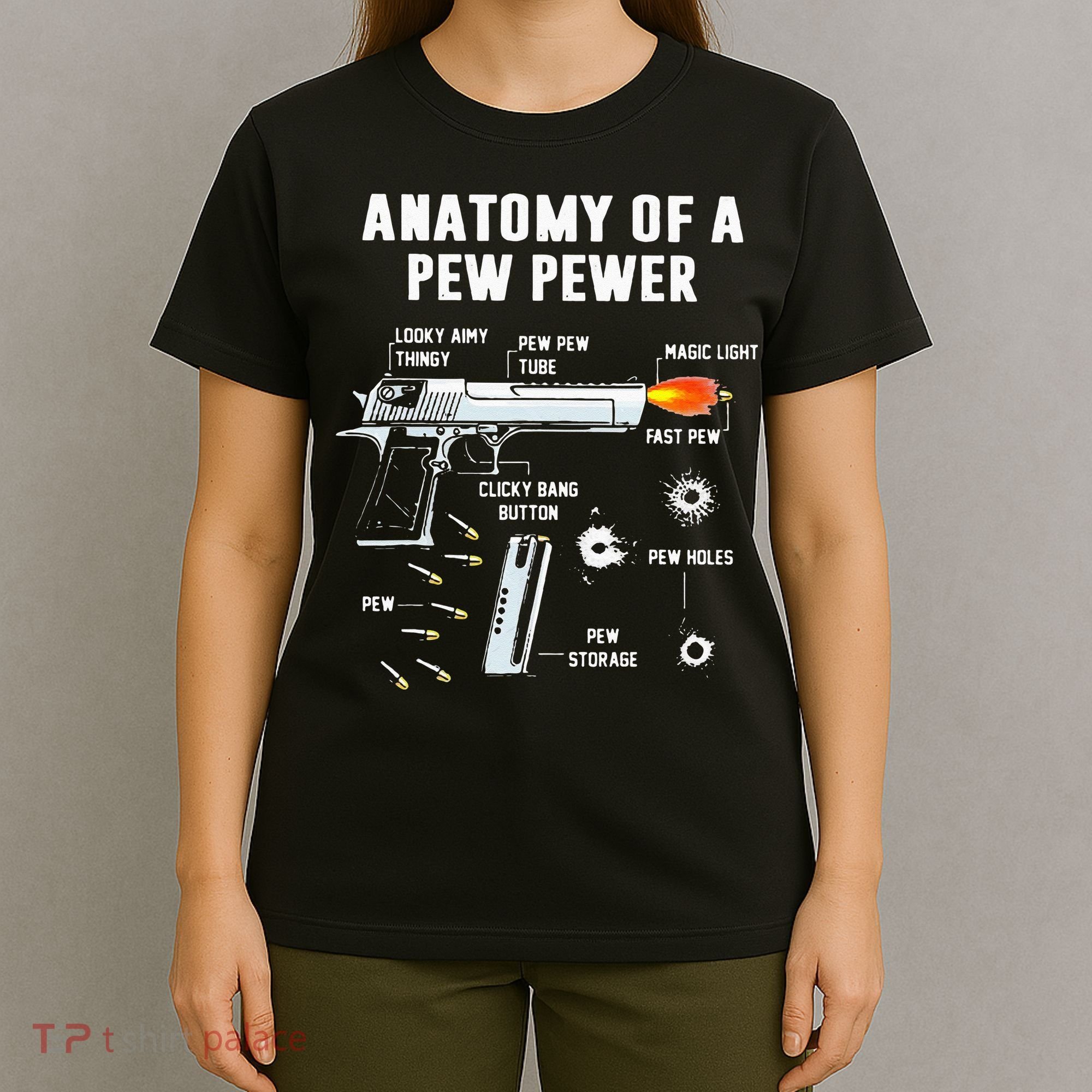 Anatomy Of A Pew Pewer T-Shirt