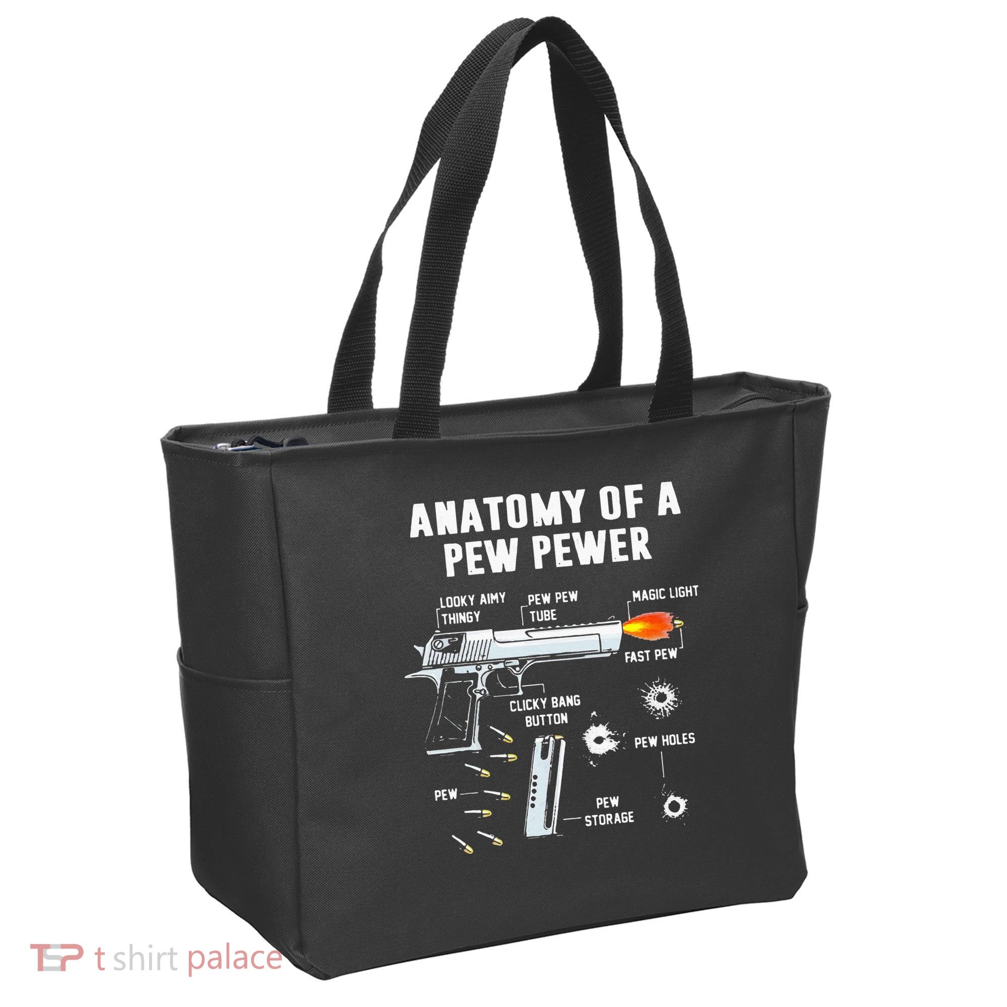 Anatomy Of A Pew Pewer Tote Bag