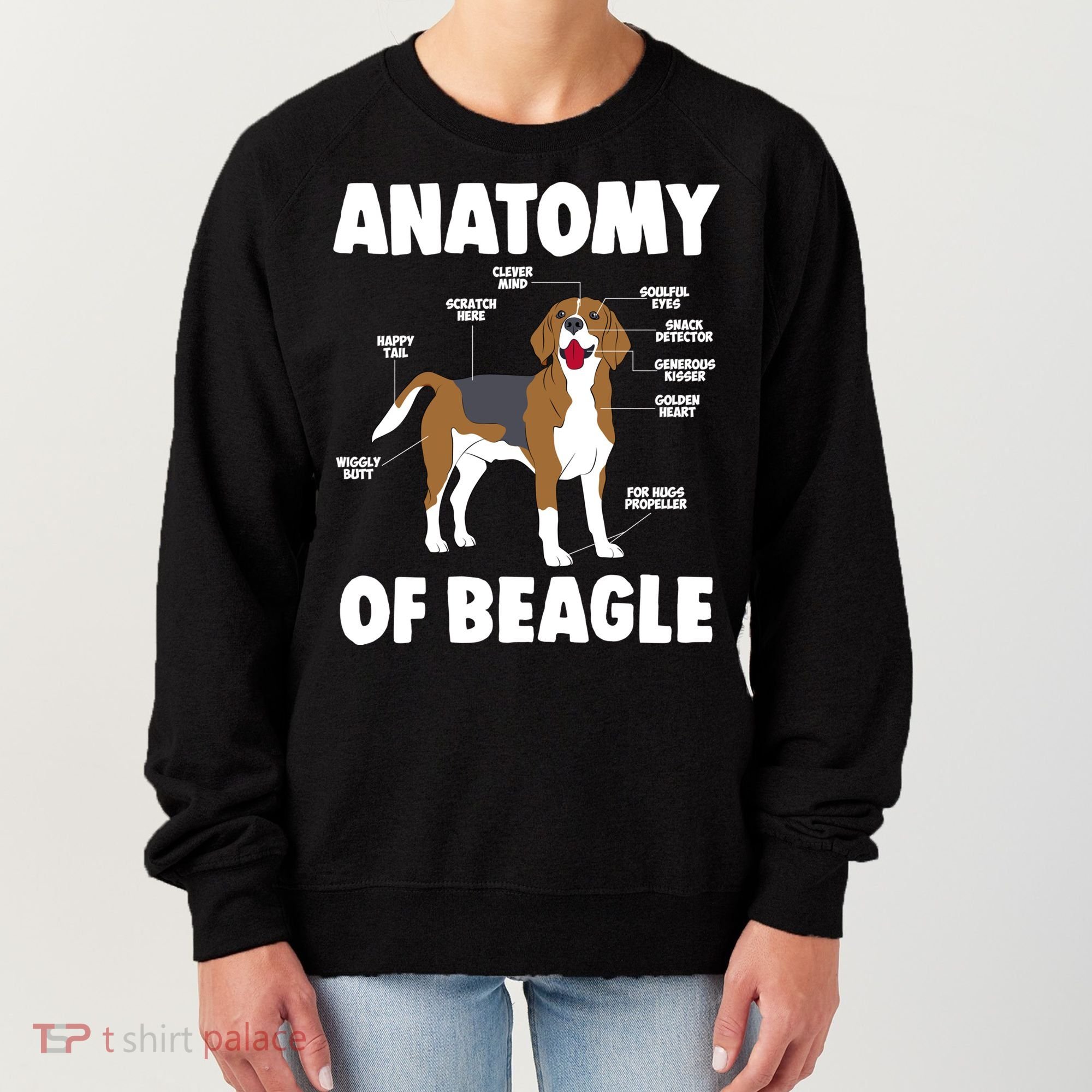 Anatomy Of A Beagle Meaningful Gift Women's Sweatshirt