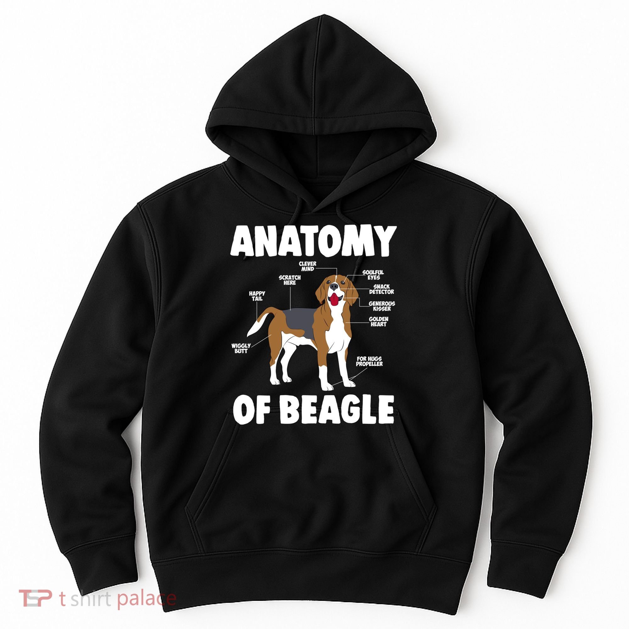 Anatomy Of A Beagle Meaningful Gift Hoodie