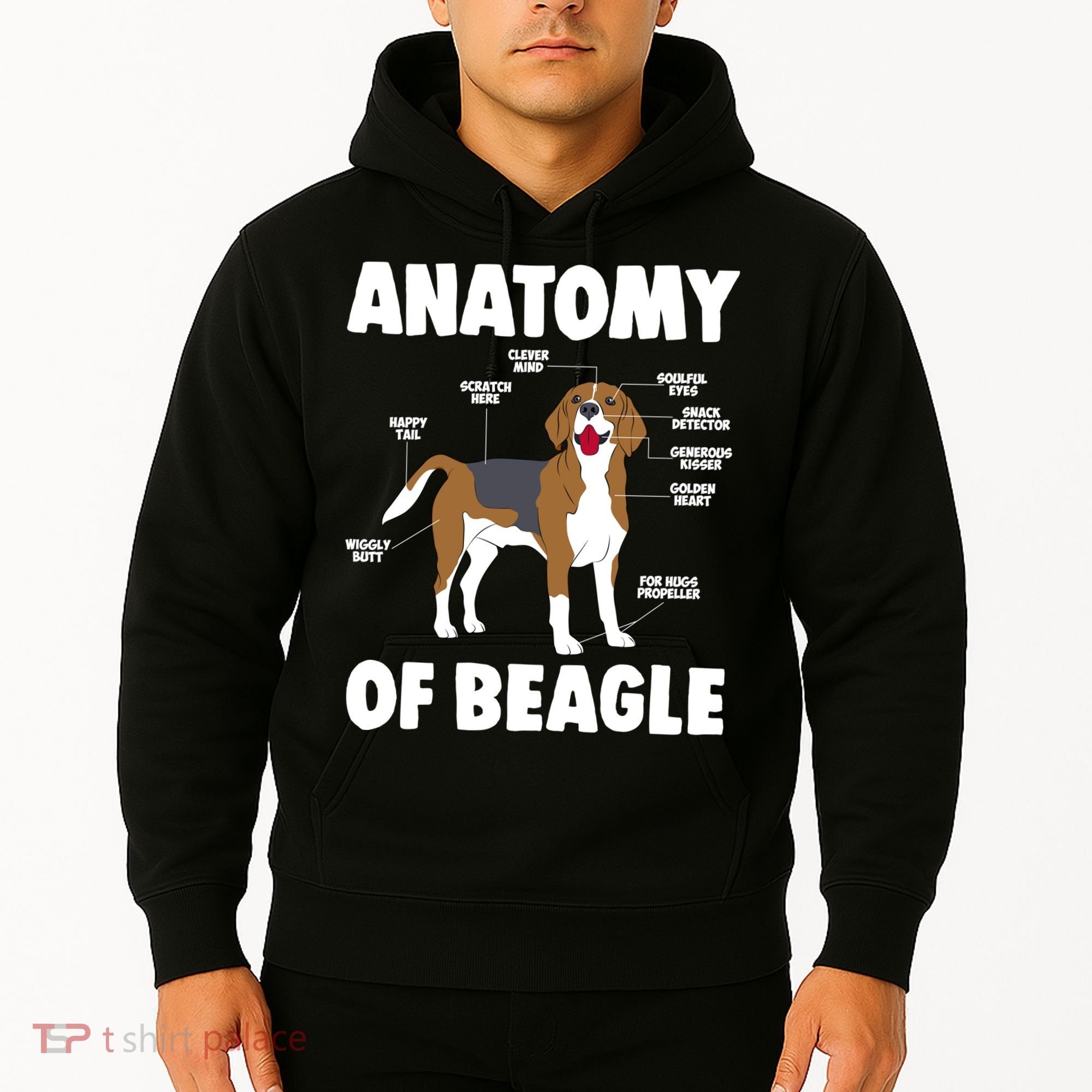 Anatomy Of A Beagle Meaningful Gift Hoodie