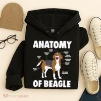 Anatomy Of A Beagle Meaningful Gift Hoodie thumb 4