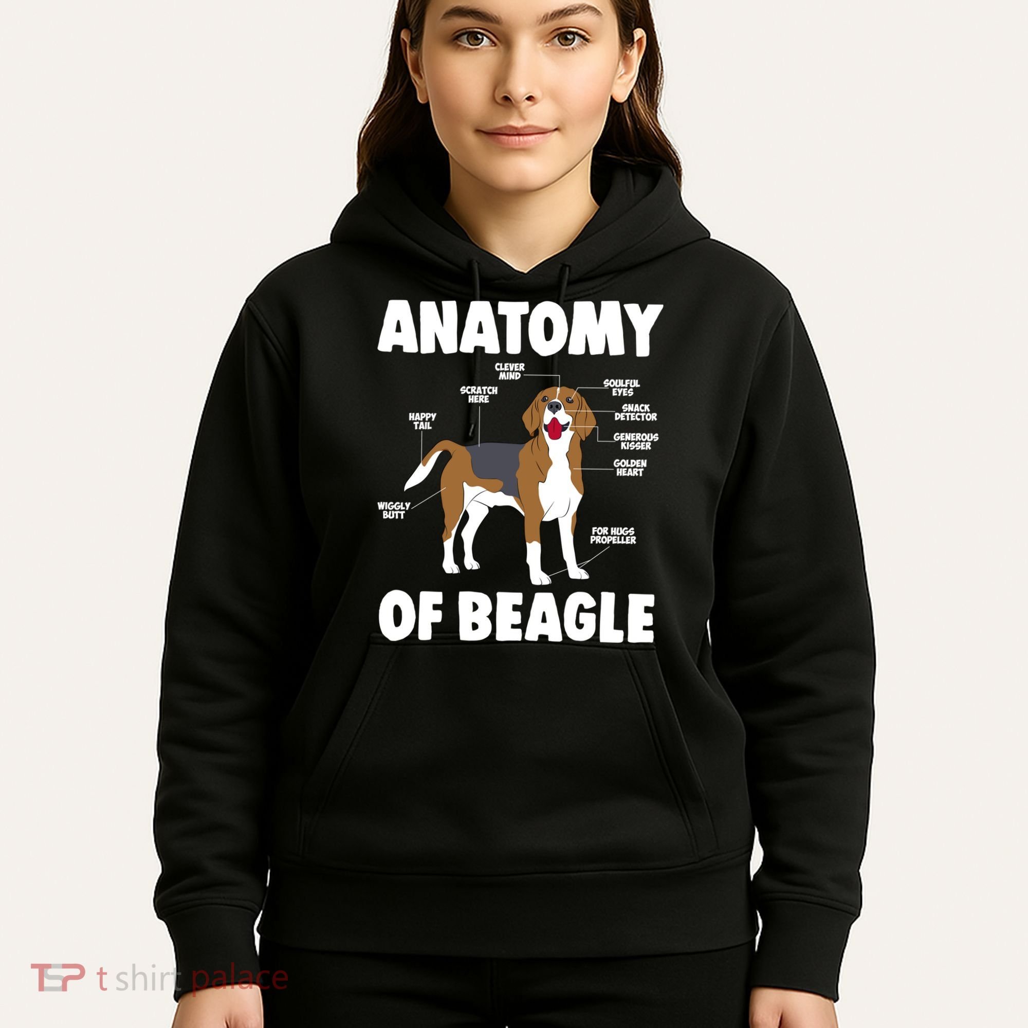 Anatomy Of A Beagle Meaningful Gift Hoodie