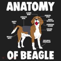 Anatomy Of A Beagle Meaningful Gift Beanie thumb 2