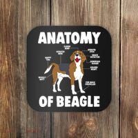 Anatomy Of A Beagle Meaningful Gift Coaster thumb 0
