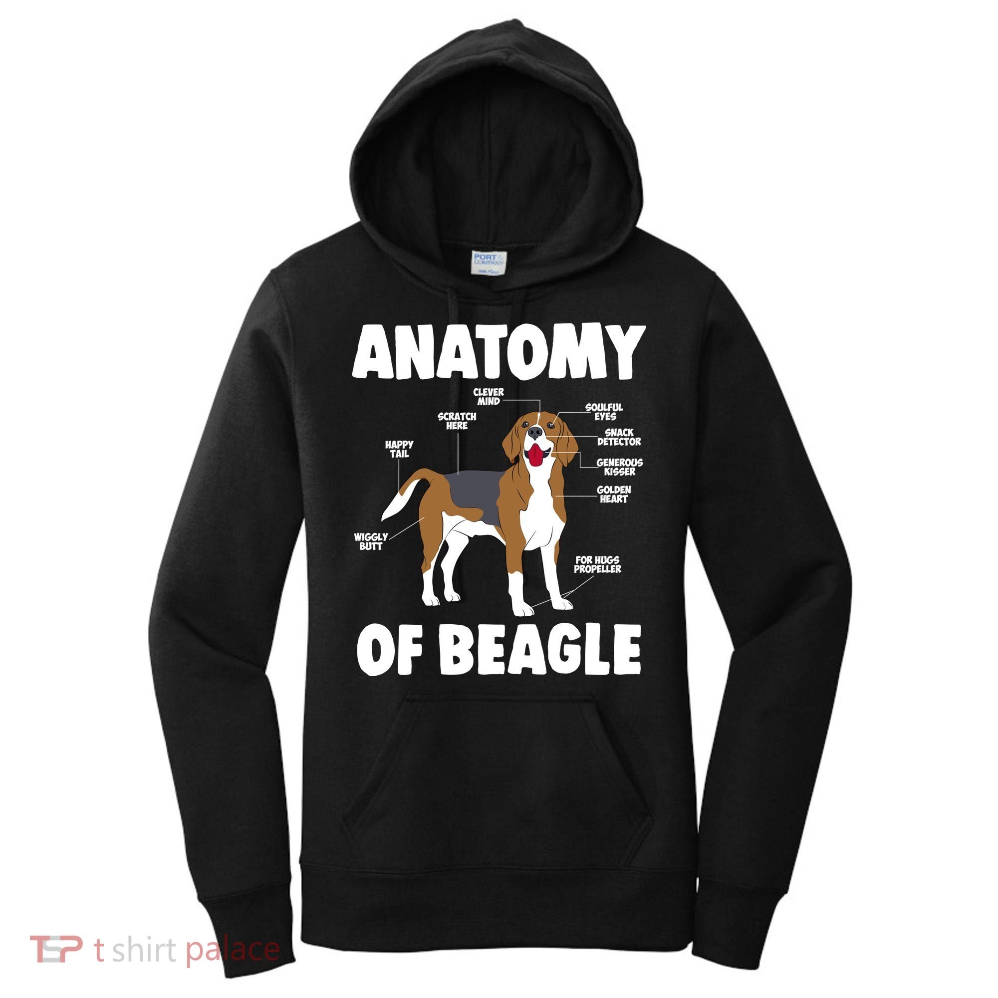 Anatomy Of A Beagle Meaningful Gift Women's Hoodie