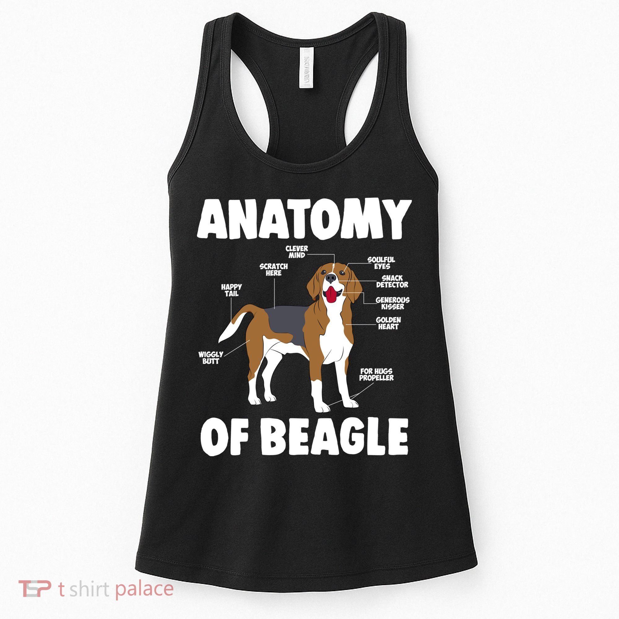 Anatomy Of A Beagle Meaningful Gift Women's Tank Top