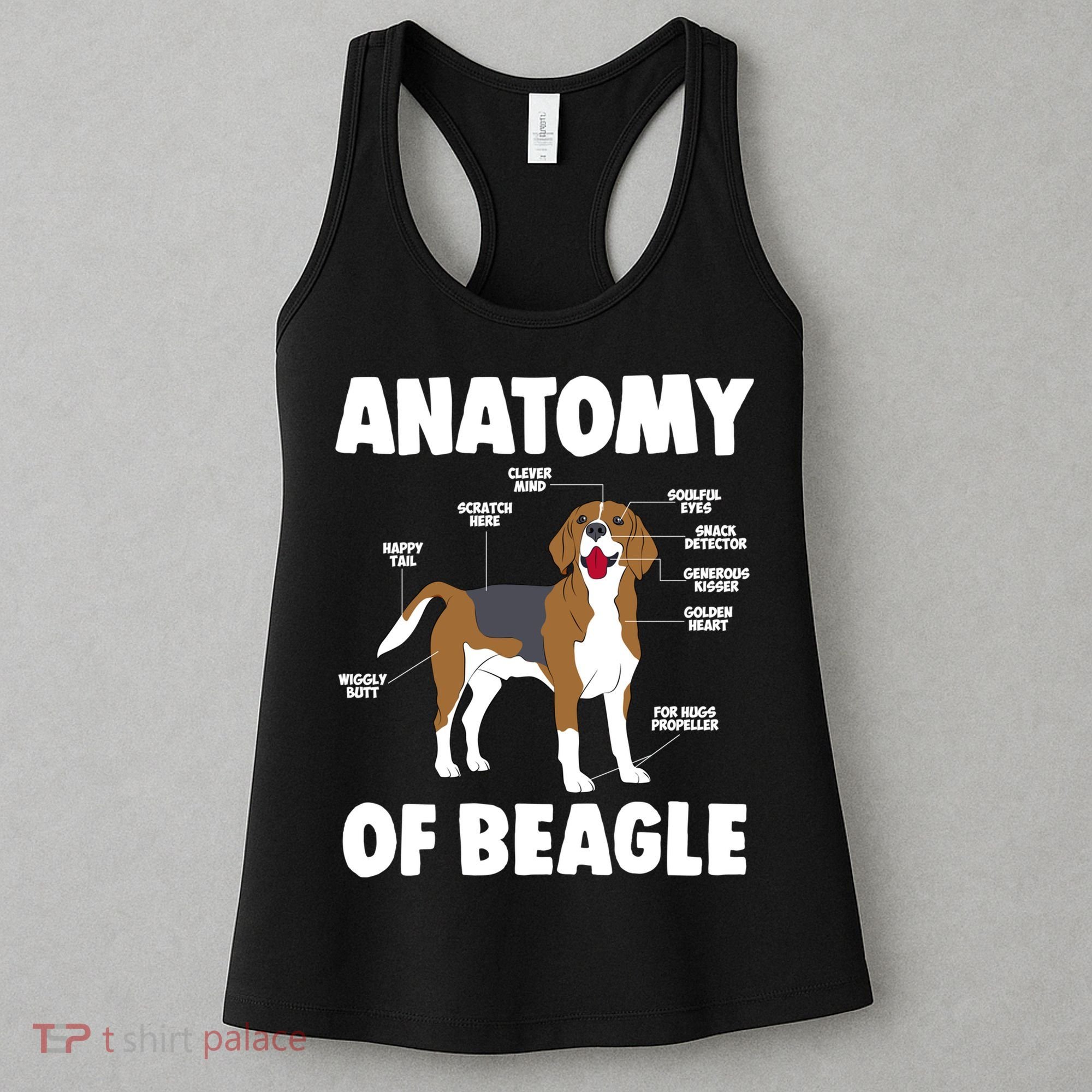 Anatomy Of A Beagle Meaningful Gift Women's Tank Top
