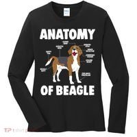 Anatomy Of A Beagle Meaningful Gift Women's Long Sleeve Shirt thumb 0