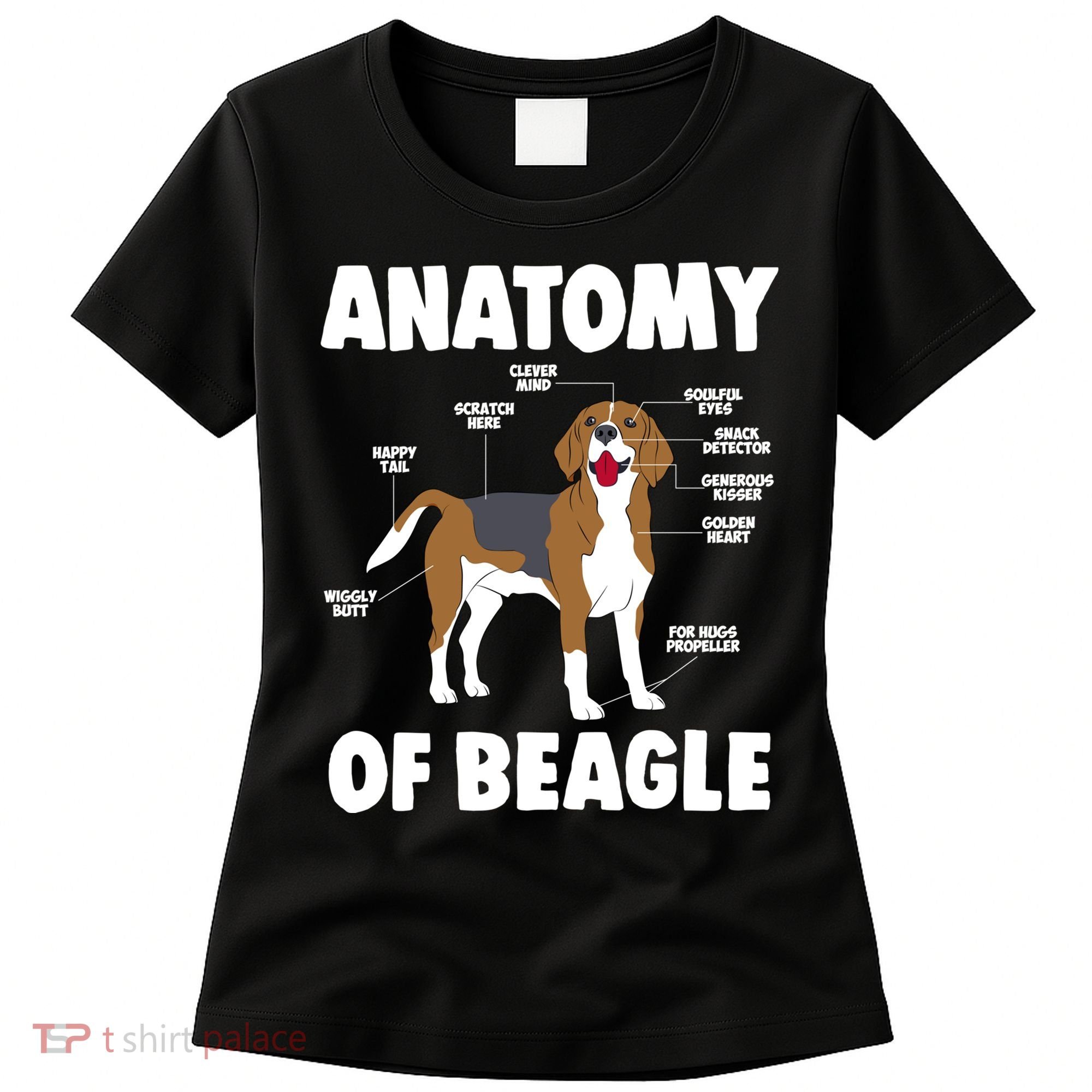 Anatomy Of A Beagle Meaningful Gift Women's T-Shirt