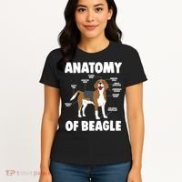 Anatomy Of A Beagle Meaningful Gift Women's T-Shirt thumb 4