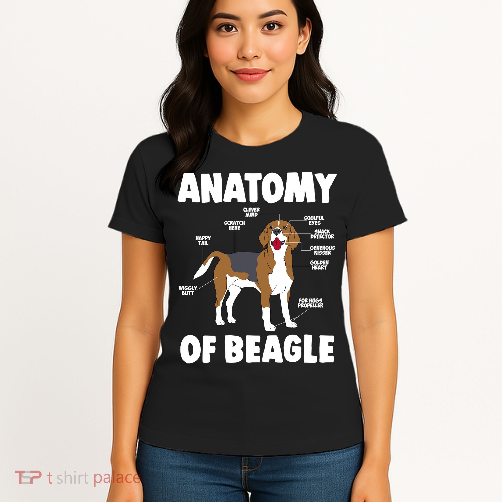 Anatomy Of A Beagle Meaningful Gift Women's T-Shirt