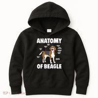 Anatomy Of A Beagle Meaningful Gift Kids Hoodie thumb 0