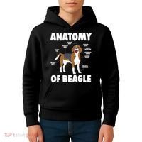 Anatomy Of A Beagle Meaningful Gift Kids Hoodie thumb 4
