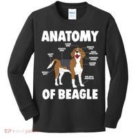 Anatomy Of A Beagle Meaningful Gift Kids Long Sleeve Shirt thumb 0