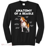 Anatomy of a Beagle Funny Beagle Dog Lover Sweatshirt thumb 0