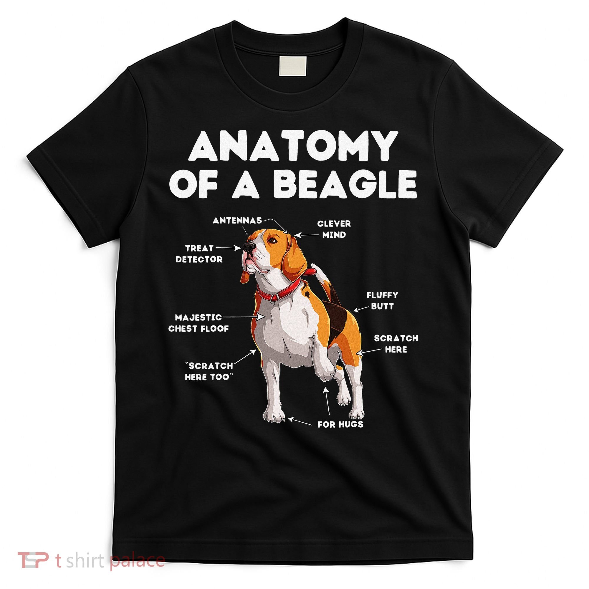 Anatomy of a Beagle Funny Beagle Dog Lover T-Shirt