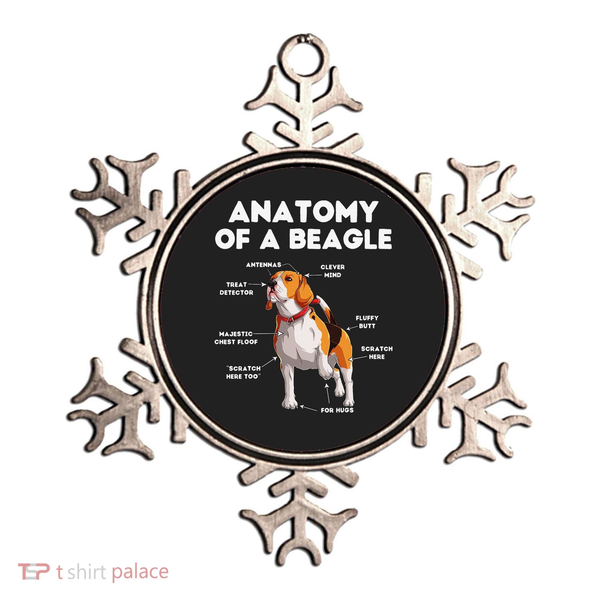 Anatomy of a Beagle Funny Beagle Dog Lover Ornament