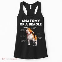 Anatomy of a Beagle Funny Beagle Dog Lover Women's Tank Top thumb 0