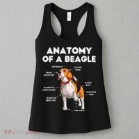 Anatomy of a Beagle Funny Beagle Dog Lover Women's Tank Top thumb 3
