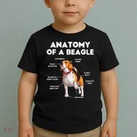 Anatomy of a Beagle Funny Beagle Dog Lover Toddler T-Shirt thumb 2