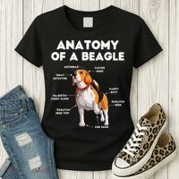 Anatomy of a Beagle Funny Beagle Dog Lover Women's T-Shirt thumb 3