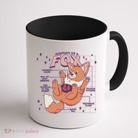 Anatomy Of A Fox Coffee Mug thumb 1