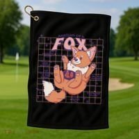 Anatomy Of A Fox Golf Towel thumb 1
