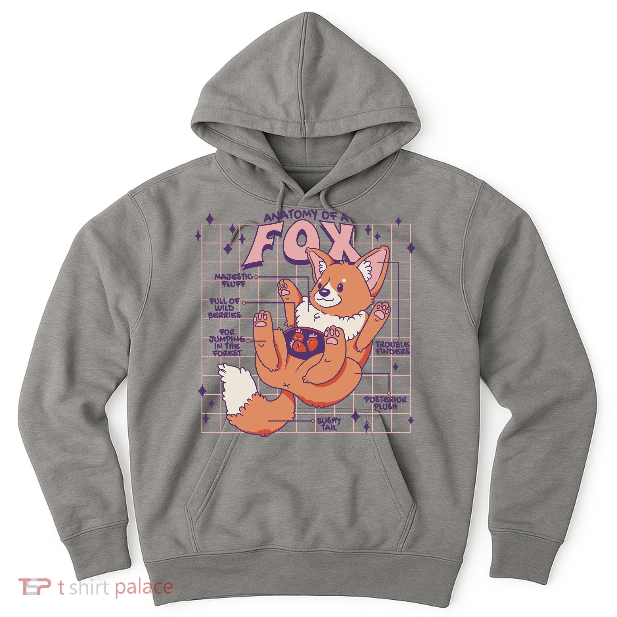 Anatomy Of A Fox Hoodie