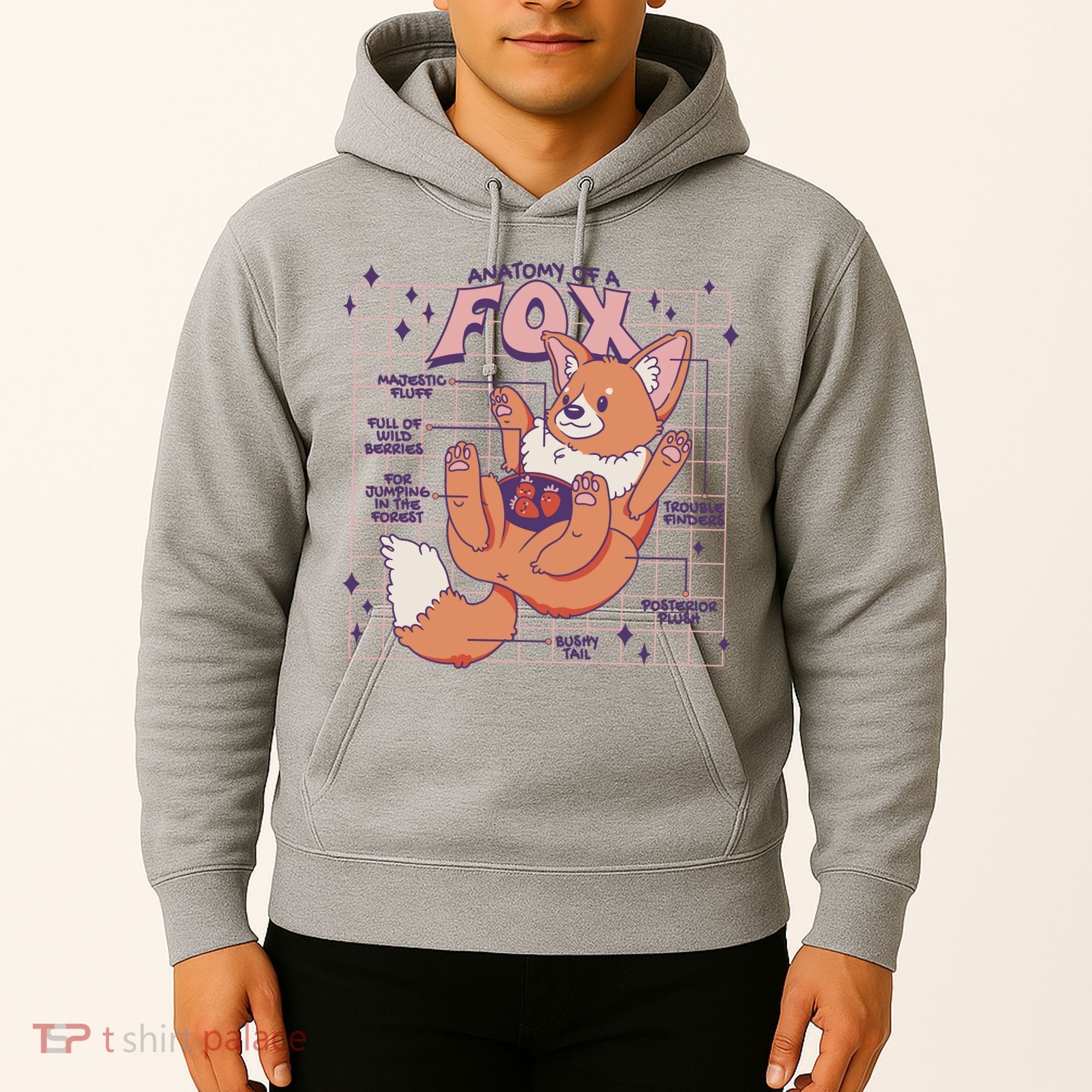 Anatomy Of A Fox Hoodie
