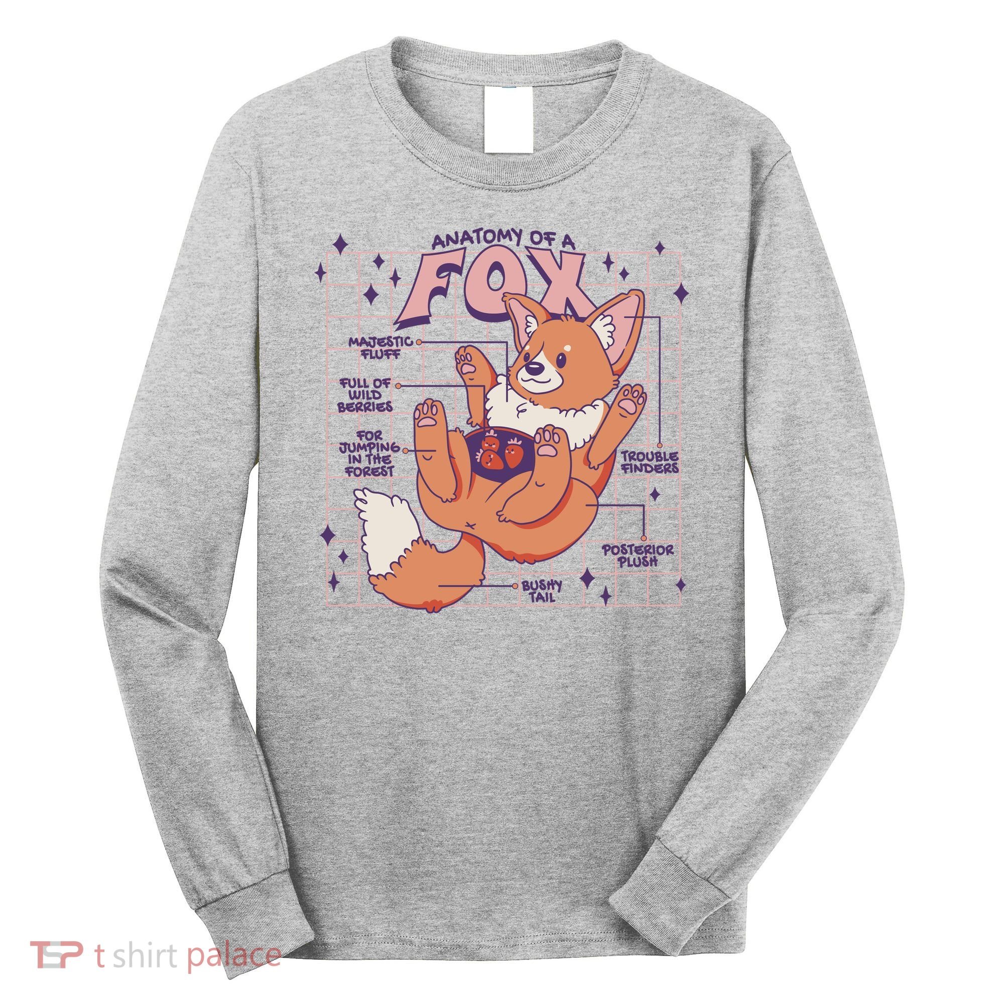 Anatomy Of A Fox Long Sleeve Shirt