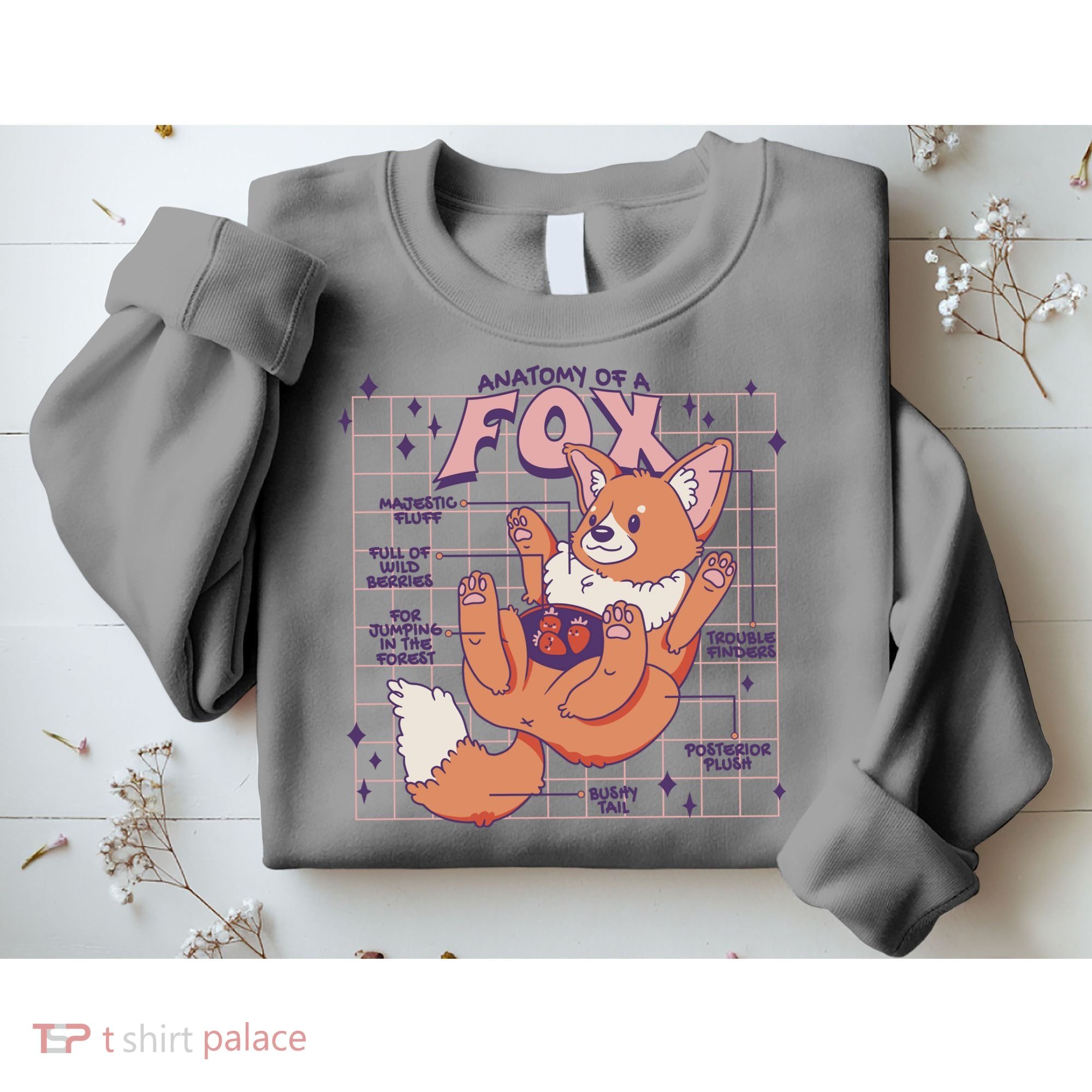 Anatomy Of A Fox Sweatshirt