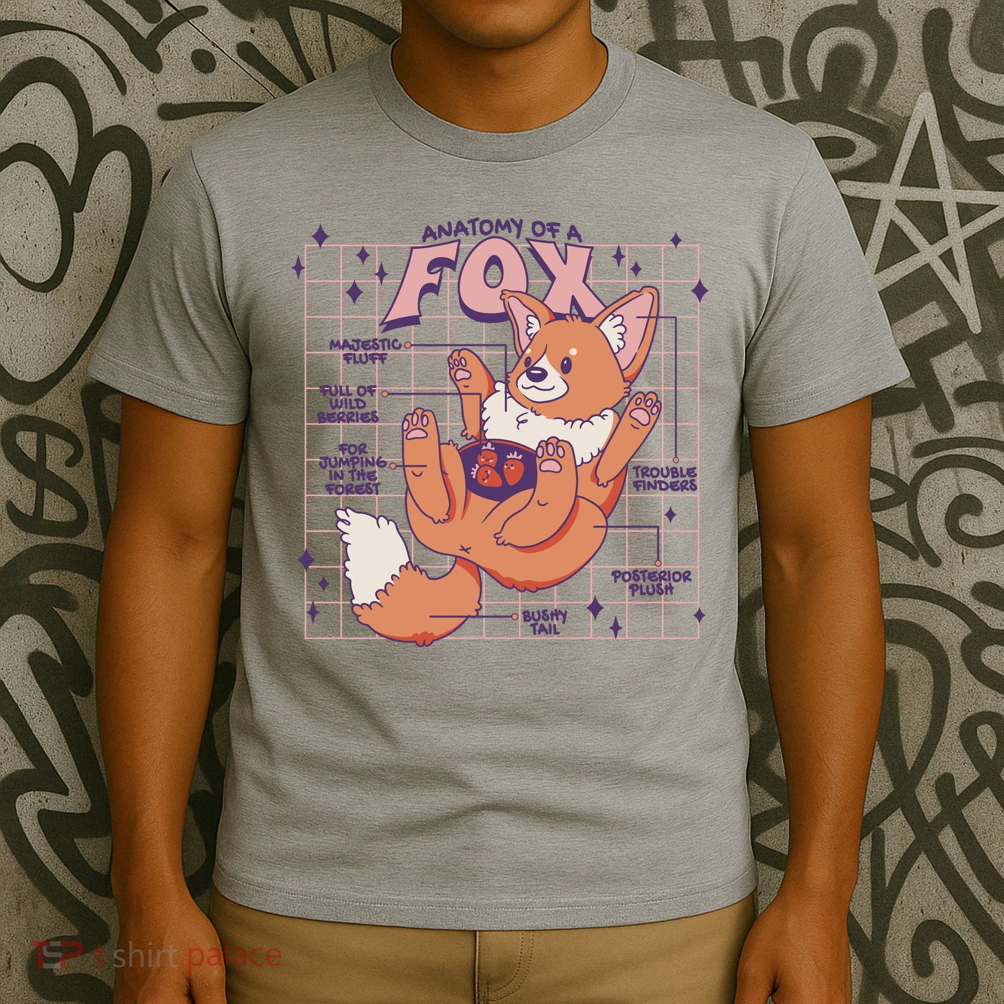Anatomy Of A Fox T-Shirt