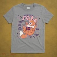 Anatomy Of A Fox T-Shirt thumb 5