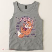 Anatomy Of A Fox Tank Top thumb 2