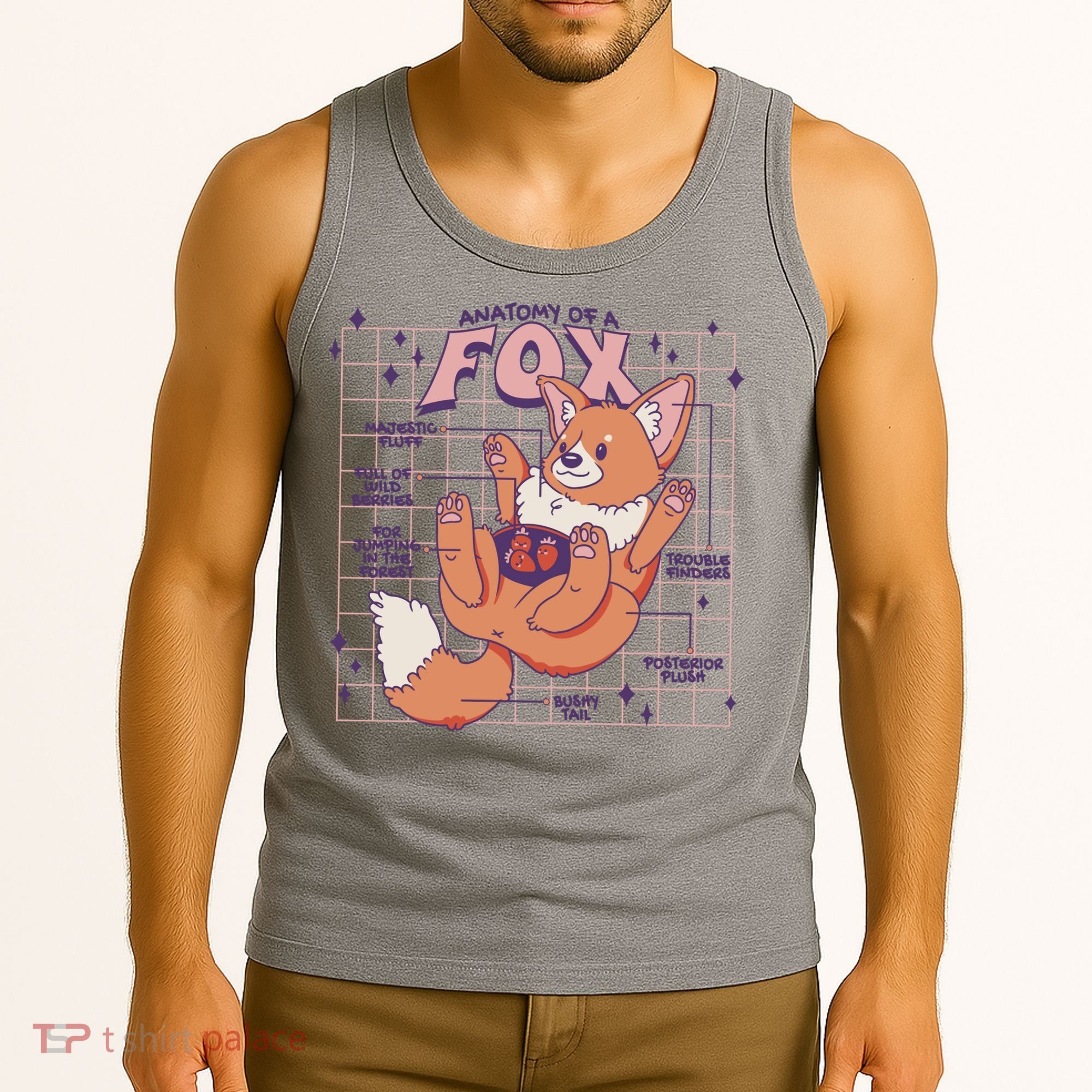 Anatomy Of A Fox Tank Top