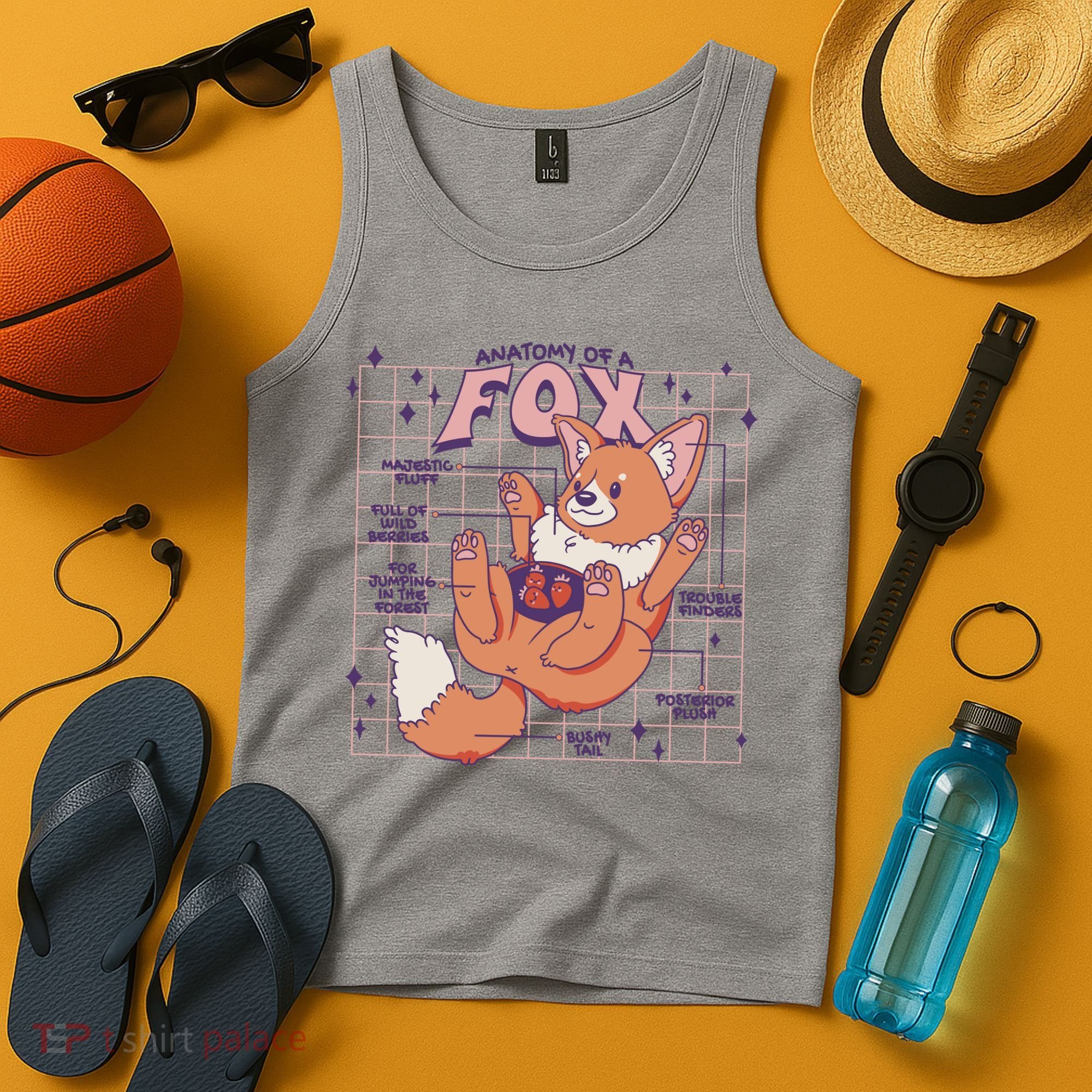 Anatomy Of A Fox Tank Top