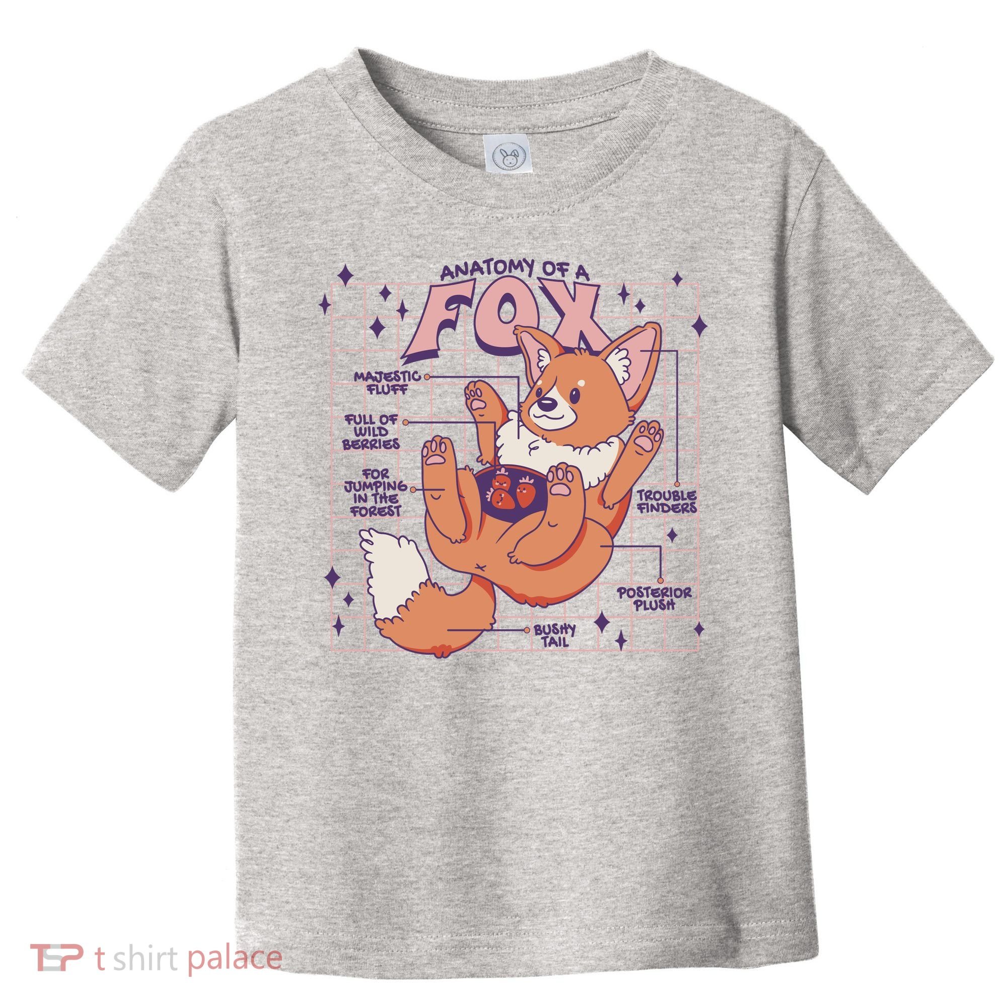 Anatomy Of A Fox Toddler T-Shirt