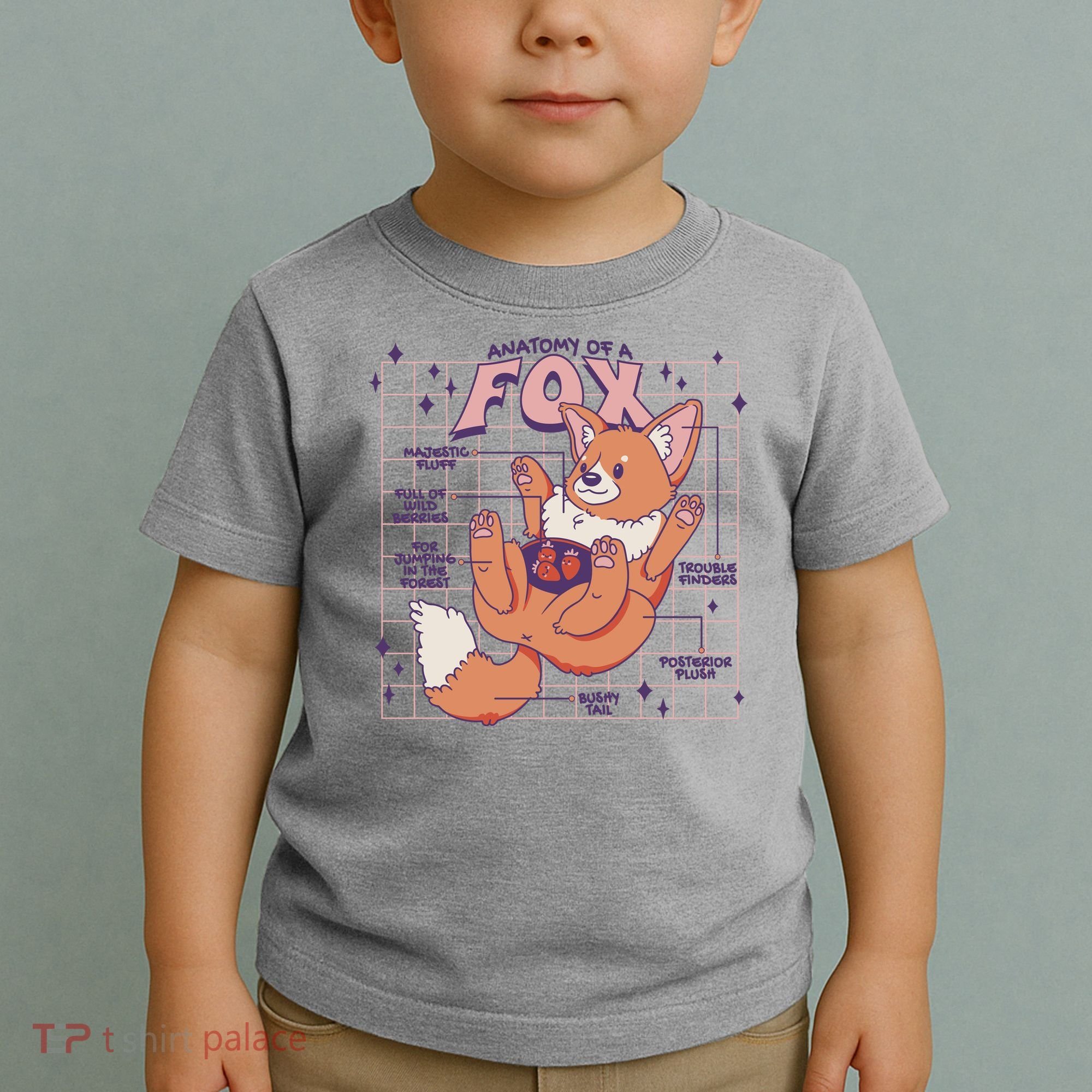 Anatomy Of A Fox Toddler T-Shirt